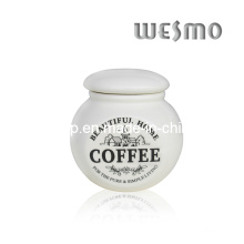 Boite de café en céramique Stockage de cuisine (WKC0335A)